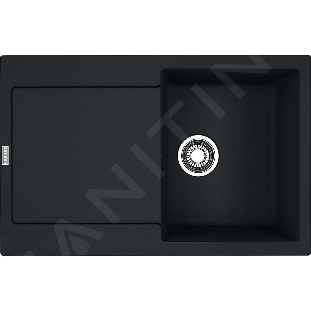 Franke Maris - Évier En Fragranite MRG 611, 780x500 Mm, Noir Mat 114.0637.576 3 Franke Maris - Évier En Fragranite MRG 611, 780x500 Mm, Noir Mat 114.0637.576
