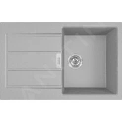 Franke Colonnes - Ensemble De Cuisine T104, évier En Tectonite S2D 611-78 Et Mitigeur FP 9000.031, Gris / Chrome 143.0675.727 -Franke be234dcc2dda213e969a7b7e 1