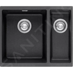 Franke Sirius - Évier En Tectonite SID 160, 560x440 Mm, Noir 125.0363.804