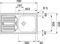 Franke Eurostar - Évier ETN 614 NOVA 6/4, 780x435 Mm, Inox 101.0363.371 6 Franke Eurostar - Évier ETN 614 NOVA 6/4, 780x435 Mm, Inox 101.0363.371 -Franke c338ecd9a59891760cd0d957