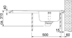 Franke Neptun - Évier En Inox NEX 611/7, 860x510 Mm 101.0120.272 7 Franke Neptun - Évier En Inox NEX 611/7, 860x510 Mm 101.0120.272 -Franke c7626d7b3bde095ef1313a97