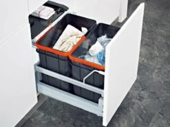 Franke Poubelle Tri Sélectif - Poubelle Encastrée 300-45 Duo 121.0150.144 -Franke ca31d09af57e0d93d2d3f1dd