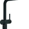 Franke Active - Mitigeur D&apos;évier FN 5350.901, Avec Commande De Vidage, Noir Mat 115.0669.768