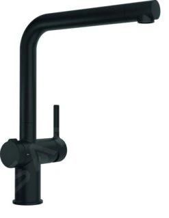 Franke Active - Mitigeur D'évier FN 5350.901, Avec Commande De Vidage, Noir Mat 115.0669.768