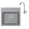 Franke Colonnes - Ensemble De Cuisine T103, évier En Tectonite SID 610 Et Mitigeur FP 9000.084, Gris 143.0675.725 2 Franke Colonnes - Ensemble De Cuisine T103, évier En Tectonite SID 610 Et Mitigeur FP 9000.084, Gris 143.0675.725 -Franke cc4efa9297c926fa0140a13f