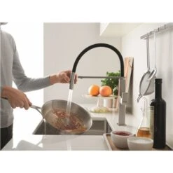 Franke Mitigeur Cuisine Centinox Plus Semi-Pro Inox 543484 9 Franke Mitigeur Cuisine Centinox Plus Semi-Pro Inox 543484 -Franke centinox plus semi pro 543484 mitigeur a douchette double jets inox 3