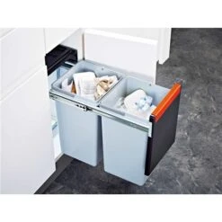Franke Poubelle Sous évier Cube 30, 2 Bacs 15 + 15 Litres 015672 9 Franke Poubelle Sous évier Cube 30, 2 Bacs 15 + 15 Litres 015672 -Franke cube 30 015672 poubelle 15 15 litres 2