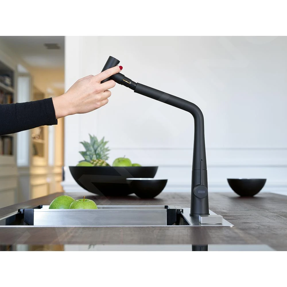 Franke Icon - Mitigeur D'évier FG 5188.901 Avec Douchette Extractible, Noir Mat 115.0625.190 6 Franke Icon - Mitigeur D'évier FG 5188.901 Avec Douchette Extractible, Noir Mat 115.0625.190 – Image 4