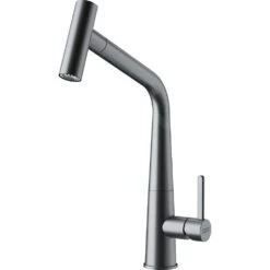 Franke Icon - Mitigeur D&apos;évier FG 5188.149 Avec Douchette Extractible, Inox 115.0625.189