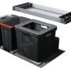 Franke Poubelle Tri Sélectif - Poubelle Encastrable Composta 350-90 121.0307.528