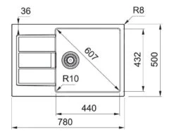 Franke Sirius 2.0 - Évier En Tectonite S2D 611-78 XL, 780x500 Mm, Beige 143.0670.897 -Franke e13fbd602175cecadcecaca2