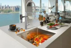 Franke Mitigeurs Filtrants - Vital Tap Mitigeur D’évier Avec Filtration D’eau Intégrée, Bec Flexible Et Douchette, Chrome/gun Metal 120.0621.230 17 Franke Mitigeurs Filtrants - Vital Tap Mitigeur D’évier Avec Filtration D’eau Intégrée, Bec Flexible Et Douchette, Chrome/gun Metal 120.0621.230 -Franke e5f18ccf3354de48ef861f3b