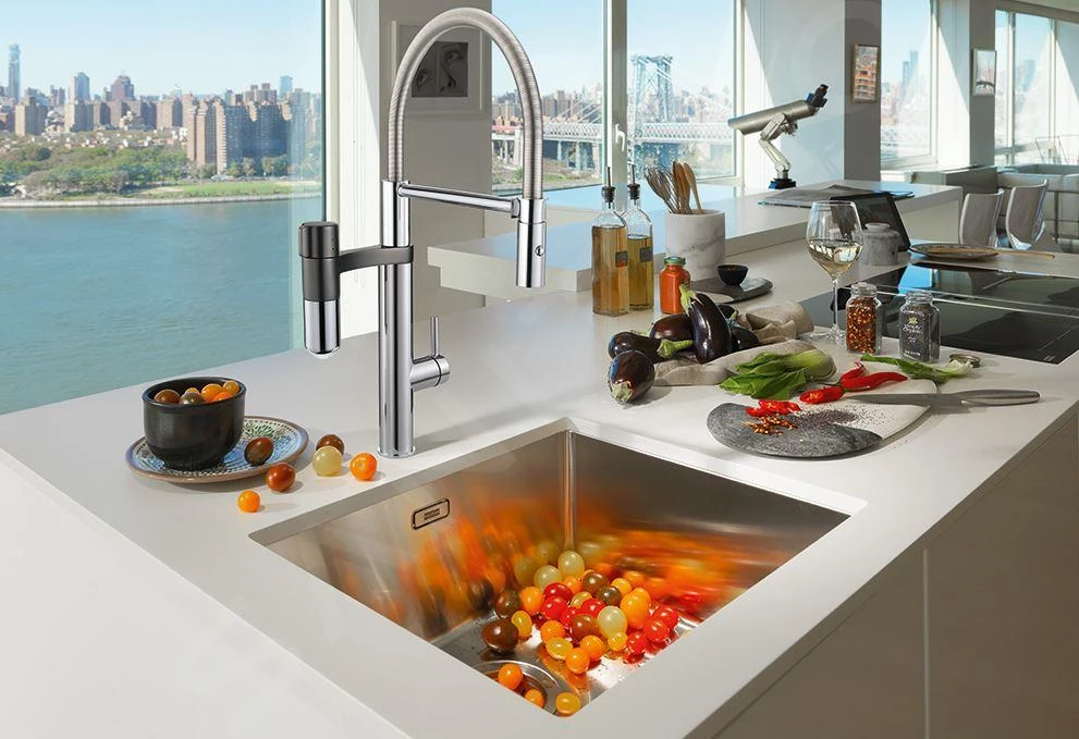 Franke Mitigeurs Filtrants - Vital Tap Mitigeur D’évier Avec Filtration D’eau Intégrée, Bec Flexible Et Douchette, Chrome/gun Metal 120.0621.230 9 Franke Mitigeurs Filtrants - Vital Tap Mitigeur D’évier Avec Filtration D’eau Intégrée, Bec Flexible Et Douchette, Chrome/gun Metal 120.0621.230 – Image 7