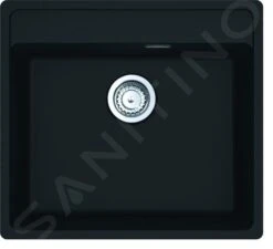 Franke Colonnes - Ensemble G244, évier En Fragranit MRG 610-52 RTL Et Mitigeur FP 0408.031, Noir Mat / Chrome 114.0675.673 -Franke e77e8e5fe7208b88d018220b