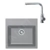 Franke Colonnes - Ensemble De Cuisine T12, évier En Tectonite SID 610 Et Mitigeur FN 0147.031, Gris / Chrome 143.0650.598 -Franke f3a9ed225590fca0e3a4e5b1