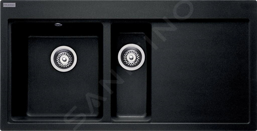 Franke Mythos - Évier En Fragranit MTG 651-100/2, 1000x515 Mm, Onyx 114.0250.537 3 Franke Mythos - Évier En Fragranit MTG 651-100/2, 1000x515 Mm, Onyx 114.0250.537