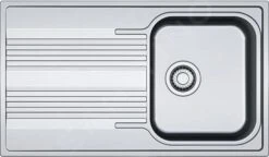 Franke Smart - Évier En Inox SRX 611-86, 860 X 500 Mm, Siphon 101.0395.016