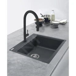 Franke Maris - Mitigeur D&apos;évier FP 6698.901 Avec Douchette Extractible, Noir Mat 115.0576.698 -Franke fec133692e2bd4d14be1765a