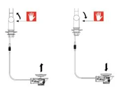 Franke Active - Mitigeur D&apos;évier FN 5350.901, Avec Commande De Vidage, Noir Mat 115.0669.768 -Franke ff6faa75b479fb3027f75a22 1