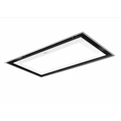 Franke Hotte De Plafond Mythos Inox/verre Blanc 90 Cm 223064