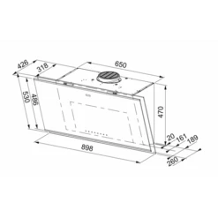 Franke Hotte Inclinée Mythos Pro Noir, Profils Noir Mat 90 Cm 233476 -Franke hotte inclinee mythos pro noir profils noir mat 90 cm 233476 7