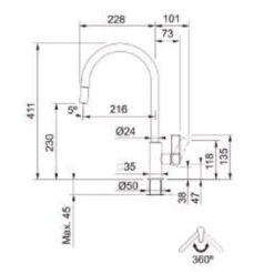 Franke Mitigeur Cuisine Maris Neo Douchette Extractible Chrome 451284 8 Franke Mitigeur Cuisine Maris Neo Douchette Extractible Chrome 451284 -Franke maris neo 451284 mitigeur a douchette monojet extractible chrome 1
