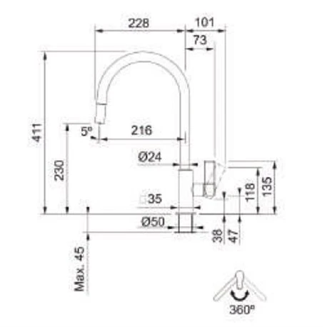 Franke Mitigeur Cuisine Maris Neo Douchette Extractible Chrome 451284 4 Franke Mitigeur Cuisine Maris Neo Douchette Extractible Chrome 451284 – Image 2
