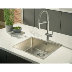 Franke Mitigeur Cuisine Active Semi Pro à Douchette Chrome 056624 -Franke mitigeur cuisine active semi pro a douchette chrome 056624 3