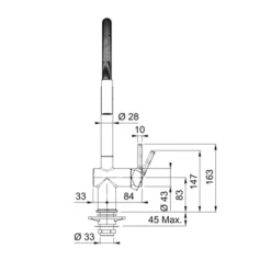 Franke Mitigeur Cuisine Active Semi Pro à Douchette Chrome 056624 -Franke mitigeur cuisine active semi pro a douchette chrome 056624 5