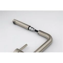 Franke Mitigeur Cuisine Active Twist à Douchette Nickel Brossé 056884 -Franke mitigeur cuisine active twist chrome noir mat nickel brosse 3