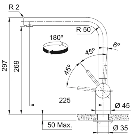 Franke Mitigeur Cuisine Atlas Neo A Bec Reflet D'Or 230529 6 Franke Mitigeur Cuisine Atlas Neo A Bec Reflet D'Or 230529 – Image 4
