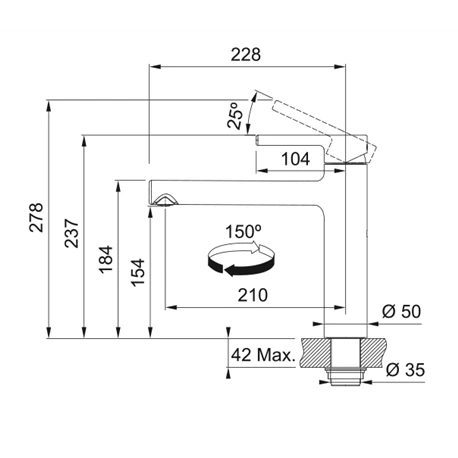 Franke Mitigeur Cuisine Centro Solution Fenêtre à Douchette Chrome 767095 4 Franke Mitigeur Cuisine Centro Solution Fenêtre à Douchette Chrome 767095 – Image 2