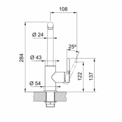 Franke Mitigeur Cuisine Lina L à Bec Chrome 294590 13 Franke Mitigeur Cuisine Lina L à Bec Chrome 294590 -Franke mitigeur cuisine lina l a bec chrome 294590 5