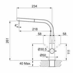 Franke Mitigeur Cuisine Sinos à Douchette Chrome 918317 8 Franke Mitigeur Cuisine Sinos à Douchette Chrome 918317 -Franke mitigeur cuisine sinos a douchette chrome 918317 2