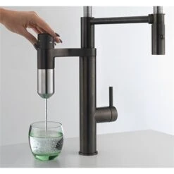 Franke Mitigeur Cuisine Vital Semi-pro PVD Noir Douchette Double Jets 866910 -Franke mitigeur cuisine vital semi pro chrome douchette double jets 6