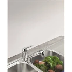 Franke Mitigeur Cuisine Novara Eco Chromé 624026 7 Franke Mitigeur Cuisine Novara Eco Chromé 624026 -Franke novara eco mitigeur a douchette double jet 624026 chrome 2 jets 2